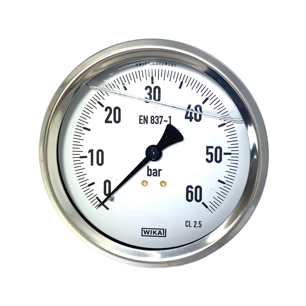 0-60 Bar Pressure Gauge (back entry)
