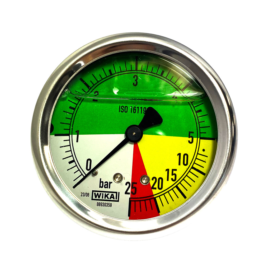 Dual Stage Pressure Gauge (back entry)