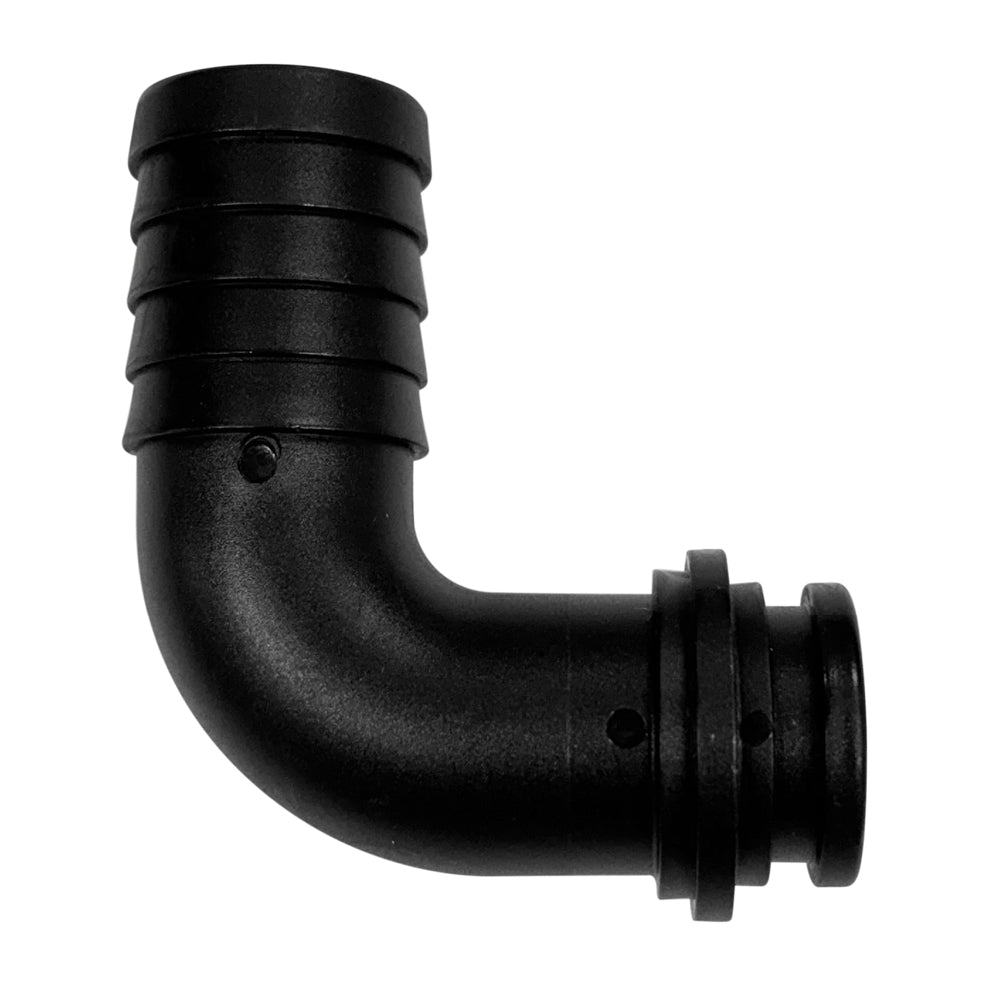 ELBOW 1in NUT x 25mm TAIL